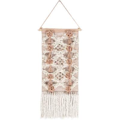 product image of Kari KAR-1000 Hand Woven Wall Hanging in Camel & White by Surya 552