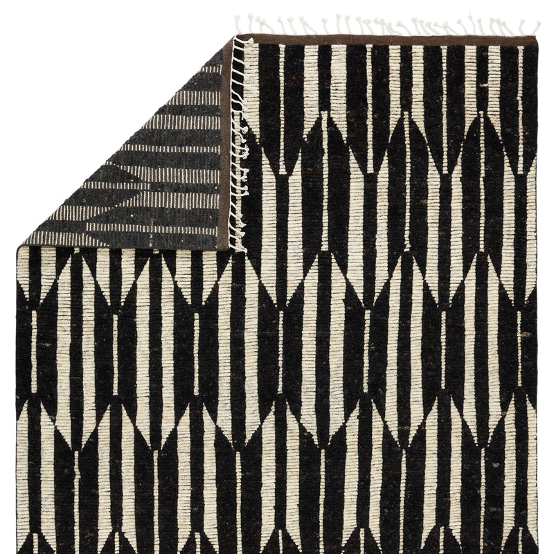 media image for Keoka Quest Hand Knotted Dark Brown & Ivory Rug 3 279
