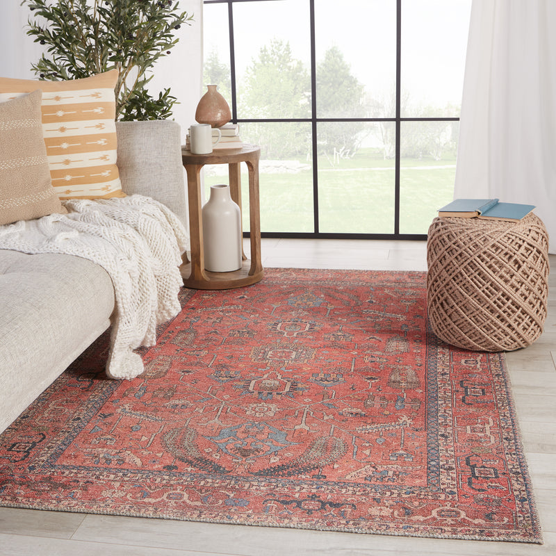 media image for Galina Oriental Rug in Red & Blue by Jaipur Living 215