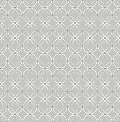 product image for Kinetic Grey Geometric Floral Wallpaper from the Symetrie Collection by Brewster Home Fashions 28