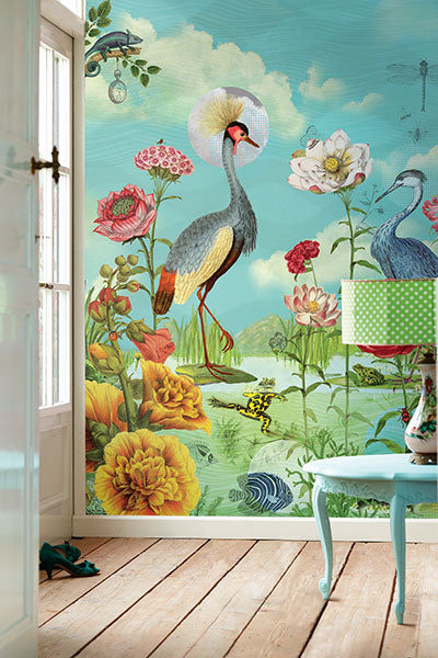 product image for Kiss the Frog Wall Mural by Eijffinger for Brewster Home Fashions 50