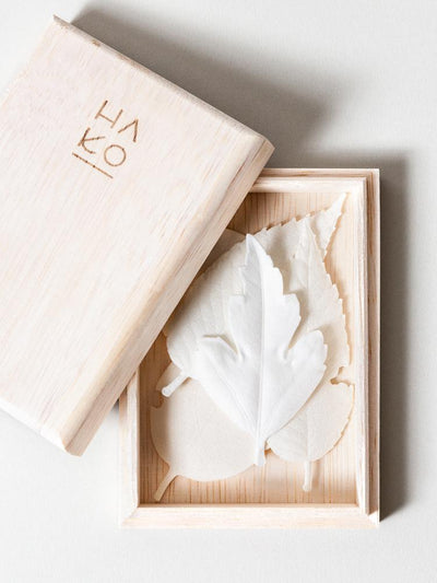 product image for ha ko paper incense wooden box set of 5 with incense mat 2 25
