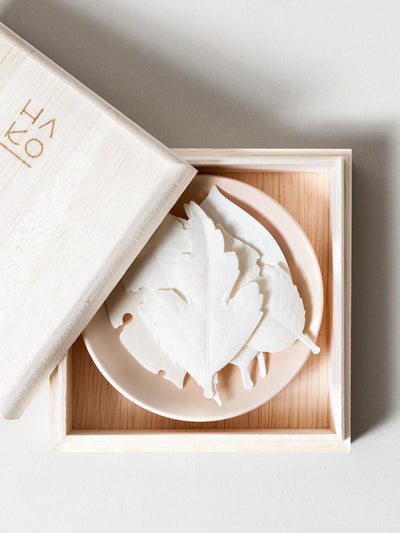 product image for ha ko paper incense wooden box set of 6 with incense mat and dish 2 79