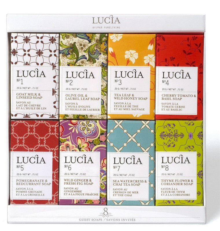 media image for Lucia Box of Assorted Guest Soaps (8) design by Lucia 240