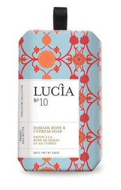 product image of Lucia Damask Rose and Cypress Soap design by Lucia 553