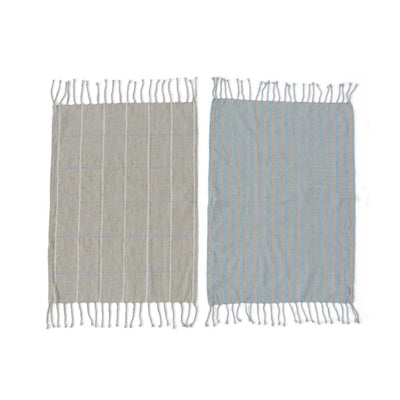 product image for gobi tea towel 2 pcs pack tourmaline grey 1 19