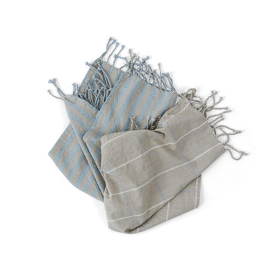 product image for gobi tea towel 2 pcs pack tourmaline grey 2 71
