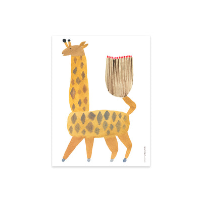 product image of poster noah giraffe multi by oyoy 1 594