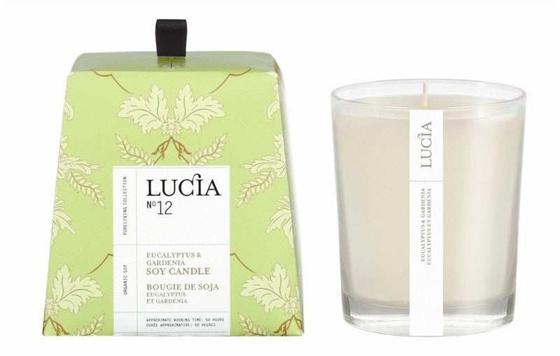 media image for Eucalyptus and Gardenia Soy Candle design by Lucia 264