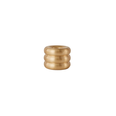 product image of savi solid brass candleholder brushed brass by oyoy l300425 1 564