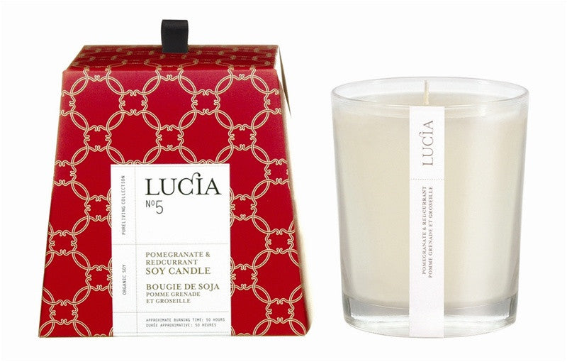 media image for Lucia Pomegranate & Redcurrant Soy Candle design by Lucia 21