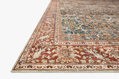 product image for Layla Rug in Ocean & Rust by Loloi II 42