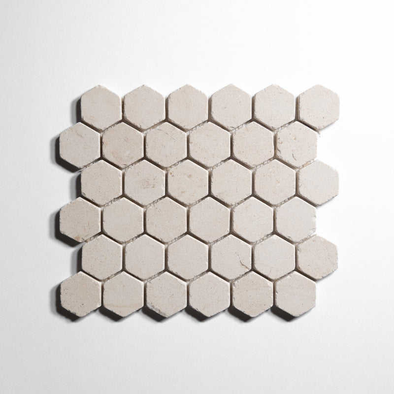 media image for 2 Inch Hexagon Mosaic Tile Sample 244