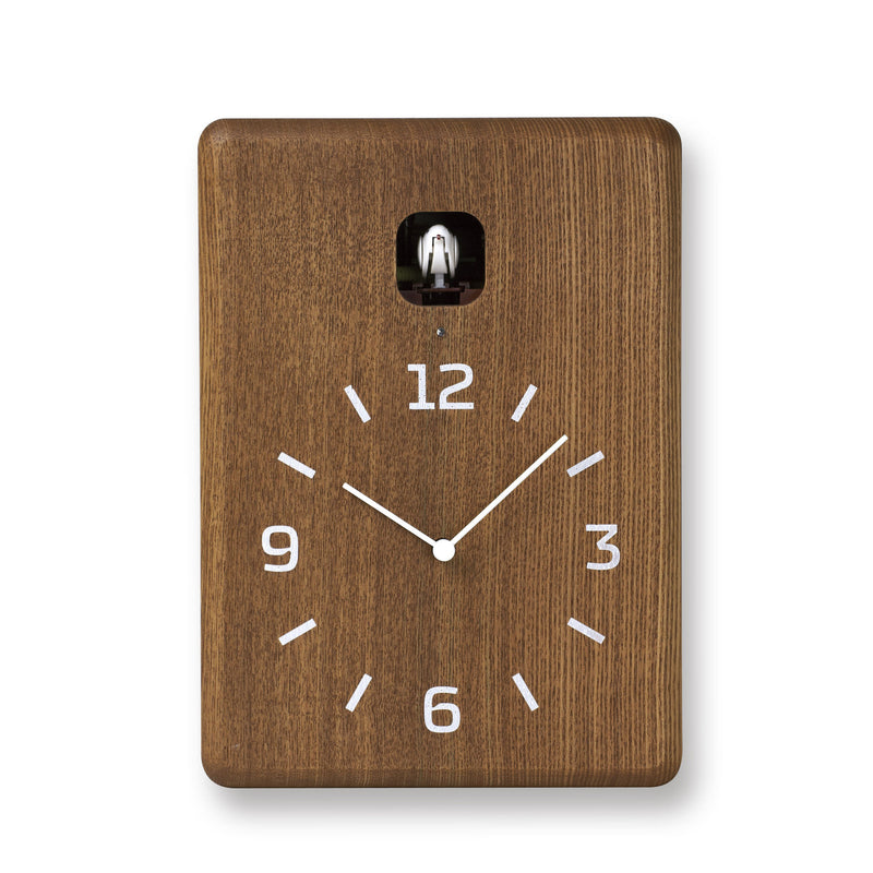 media image for cucu wall clock in brown design by lemnos 1 237