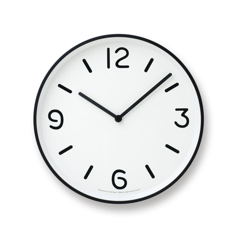 media image for mono wall clock in white design by lemnos 1 232