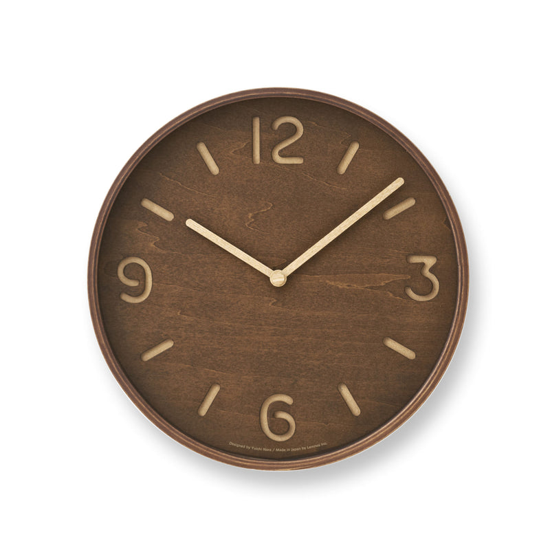 media image for thompson wall clock design by lemnos 1 22