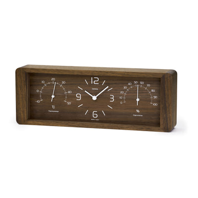 product image of yokan table clock in brown design by lemnos 1 57