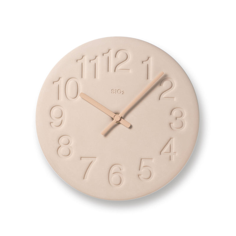 media image for earth wall clock in pink design by lemnos 1 274