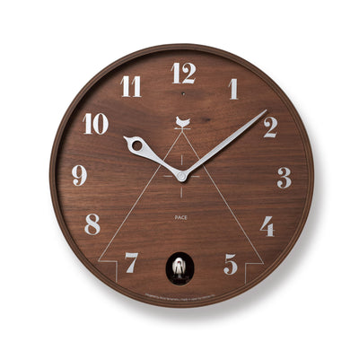 product image of pace wall clock in brown design by lemnos 1 556