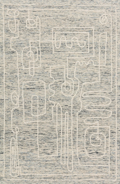 product image of Leela Rug in Sky / White by Justina Blakeney x Loloi 599