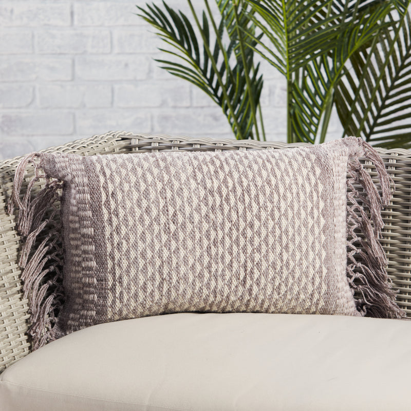media image for Liri Haskell Indoor/Outdoor Taupe & Ivory Pillow 4 247