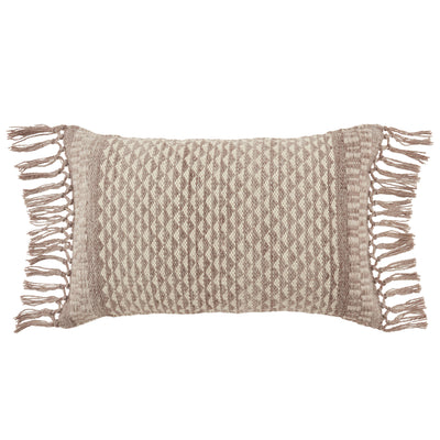 product image for Liri Haskell Indoor/Outdoor Taupe & Ivory Pillow 1 96
