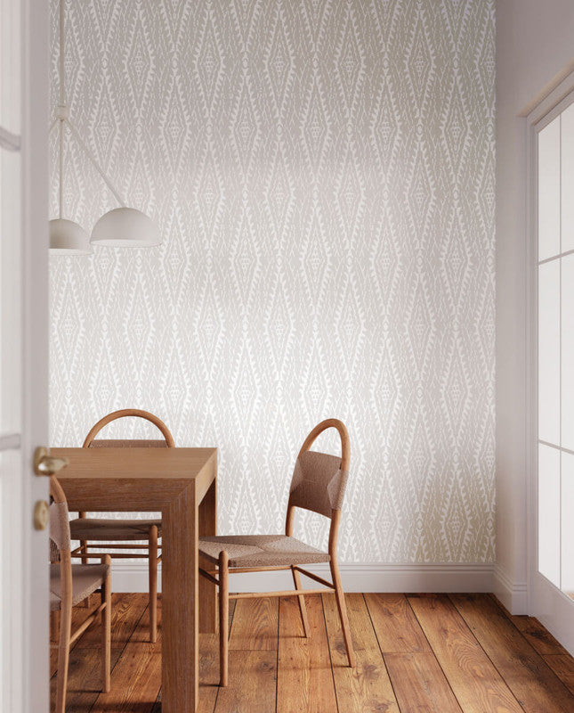 media image for Rousseau Paperweave Wallpaper in Warm Grey 29