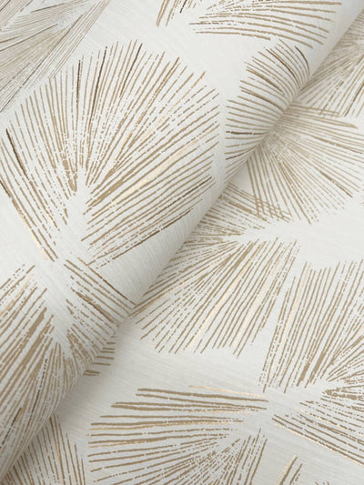 product image for Elora Leaf Wallpaper in Gold 31