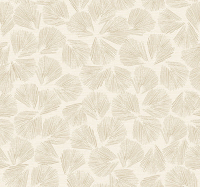 product image for Elora Leaf Wallpaper in Gold 21