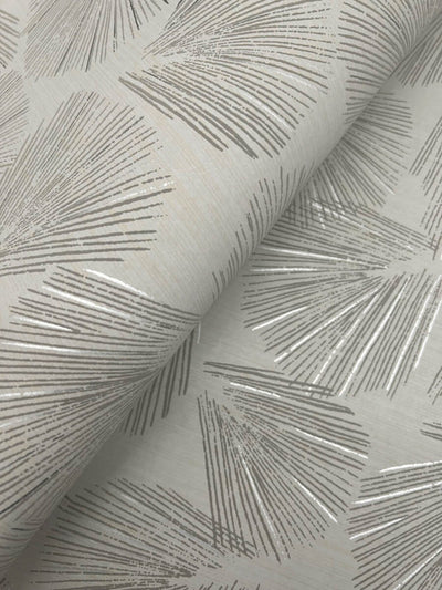 product image for Elora Leaf Wallpaper in Taupe 8