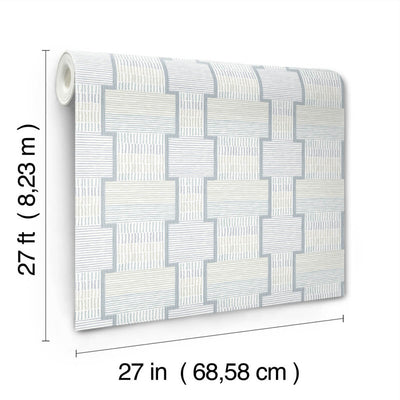 product image for La Broderie Wallpaper in Sky Blue 62