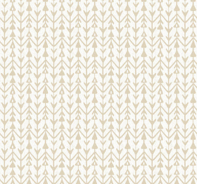 product image for Martigue Stripe Wallpaper in Ochre 48