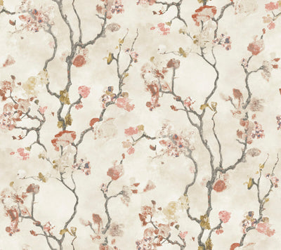 product image of Avril Chinoiserie Wallpaper in Coral 598