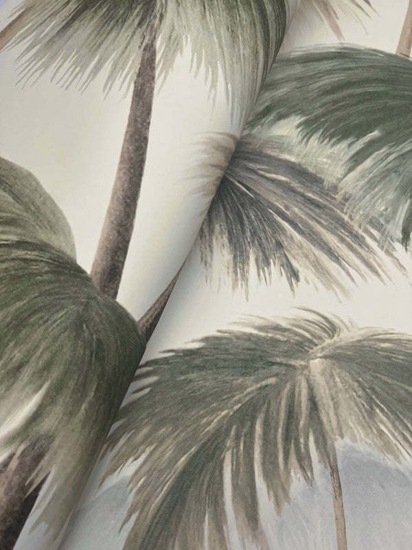 media image for Plein Air Palms Wallpaper in Vintage 232