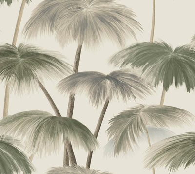 product image of Plein Air Palms Wallpaper in Vintage 533