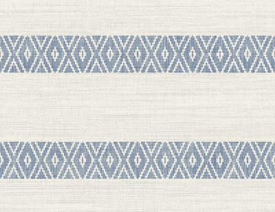 product image of Alani Geo Stripe Wallpaper in Blue Bell 52