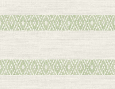 product image of Alani Geo Stripe Wallpaper in Aloe 587