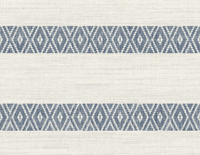 product image for Alani Geo Stripe Wallpaper in Nautical Blue 58