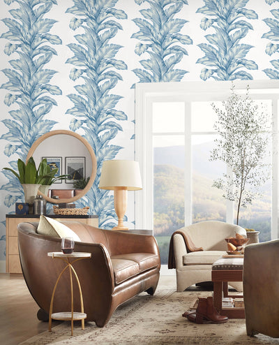 product image for Banana Springs Wallpaper in Blue Skies 88