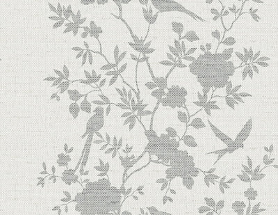 product image of Aloha Bird Trail Wallpaper in Heather Grey 533