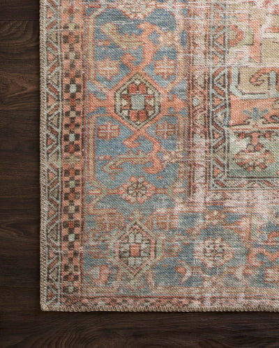 product image for Loren Rug in Terracotta & Sky by Loloi 37