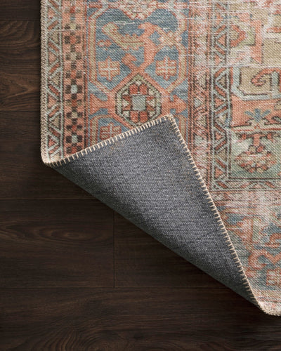 product image for Loren Rug in Terracotta & Sky by Loloi 22
