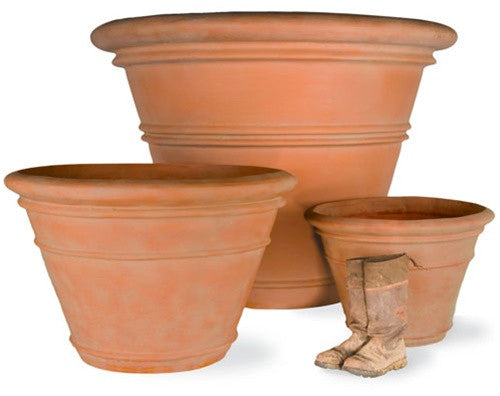 media image for Large Pot Planter in Terracotta Finish design by Capital Garden Products 297