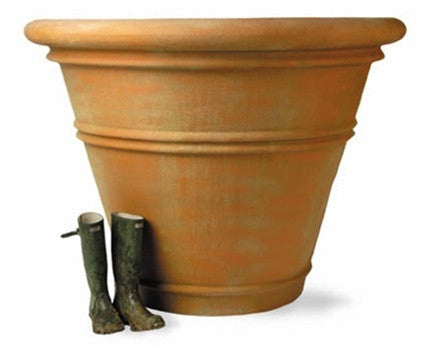 media image for Large Pot Planter in Terracotta Finish design by Capital Garden Products 297