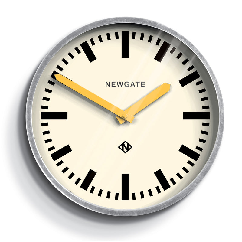 media image for luggage clock in yellow design by newgate 1 251