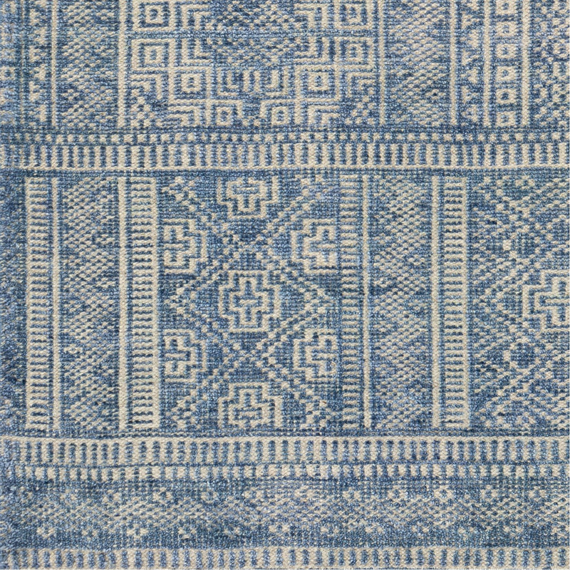 media image for Livorno LVN-2300 Hand Knotted Rug in Denim & Khaki by Surya 247
