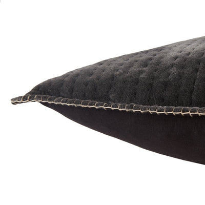 product image for Beaufort Pillow in Dark Gray by Jaipur Living 25