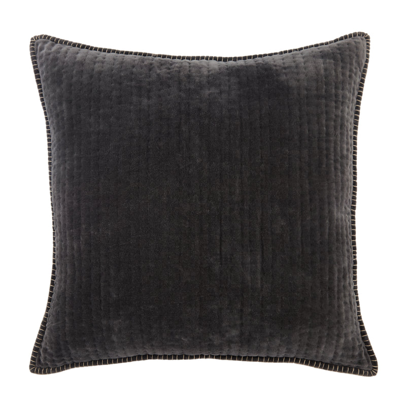 media image for Beaufort Pillow in Dark Gray by Jaipur Living 220
