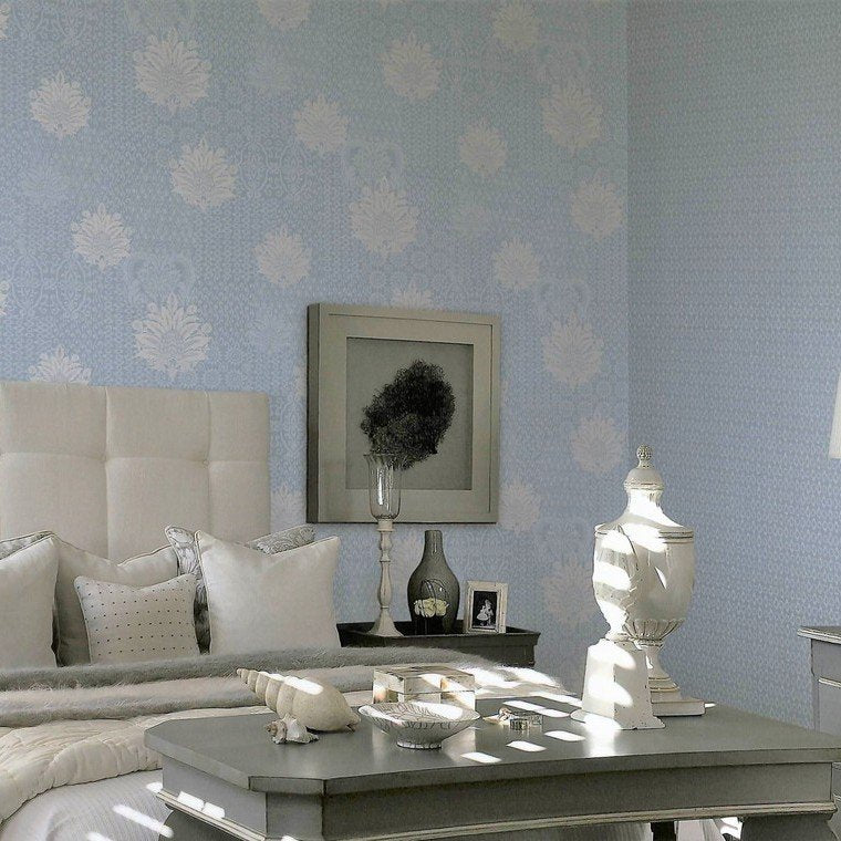 media image for Lani Textured Floral Geometric Wallpaper by BD Wall 263
