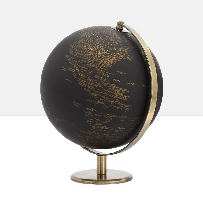 media image for latitude vintage black world globe by torre tagus 1 293